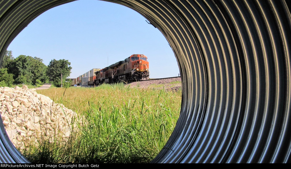 Thru the tube....